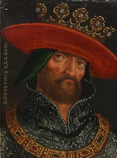 Representación póstuma de Rodolfo III de Habsburgo